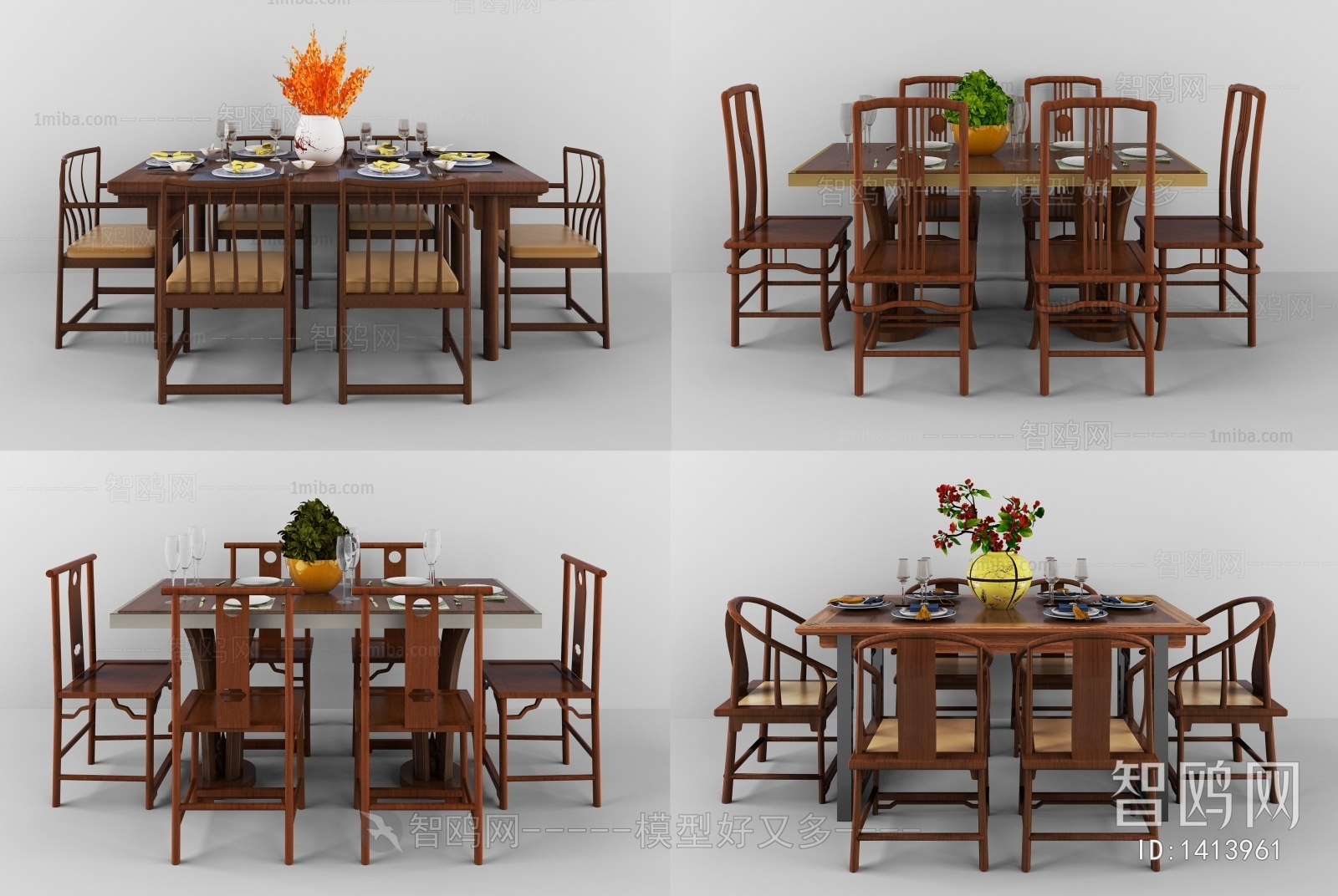 New Chinese Style Dining Table And Chairs