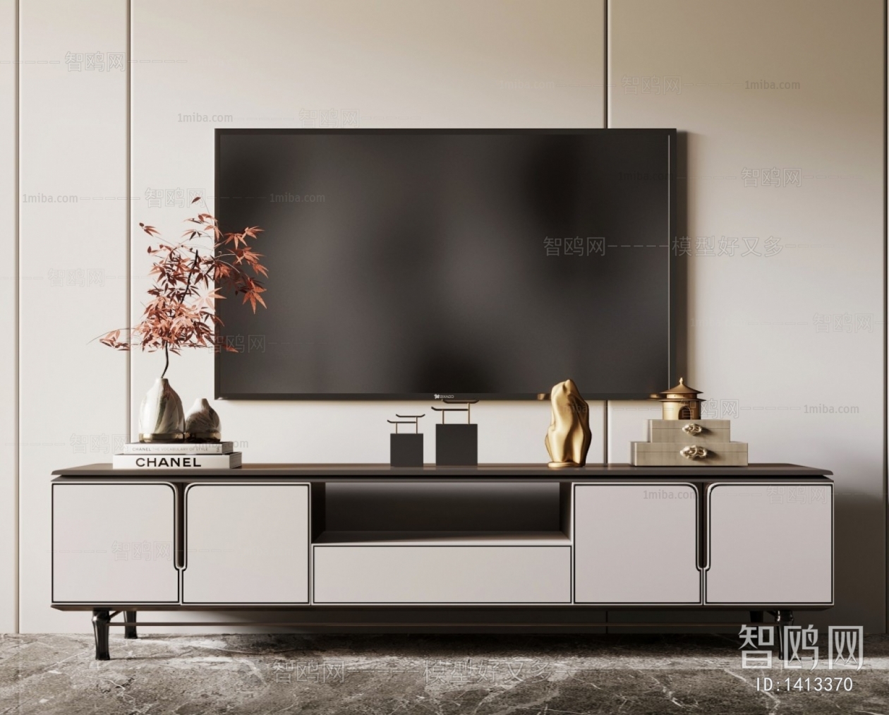 New Chinese Style TV Cabinet