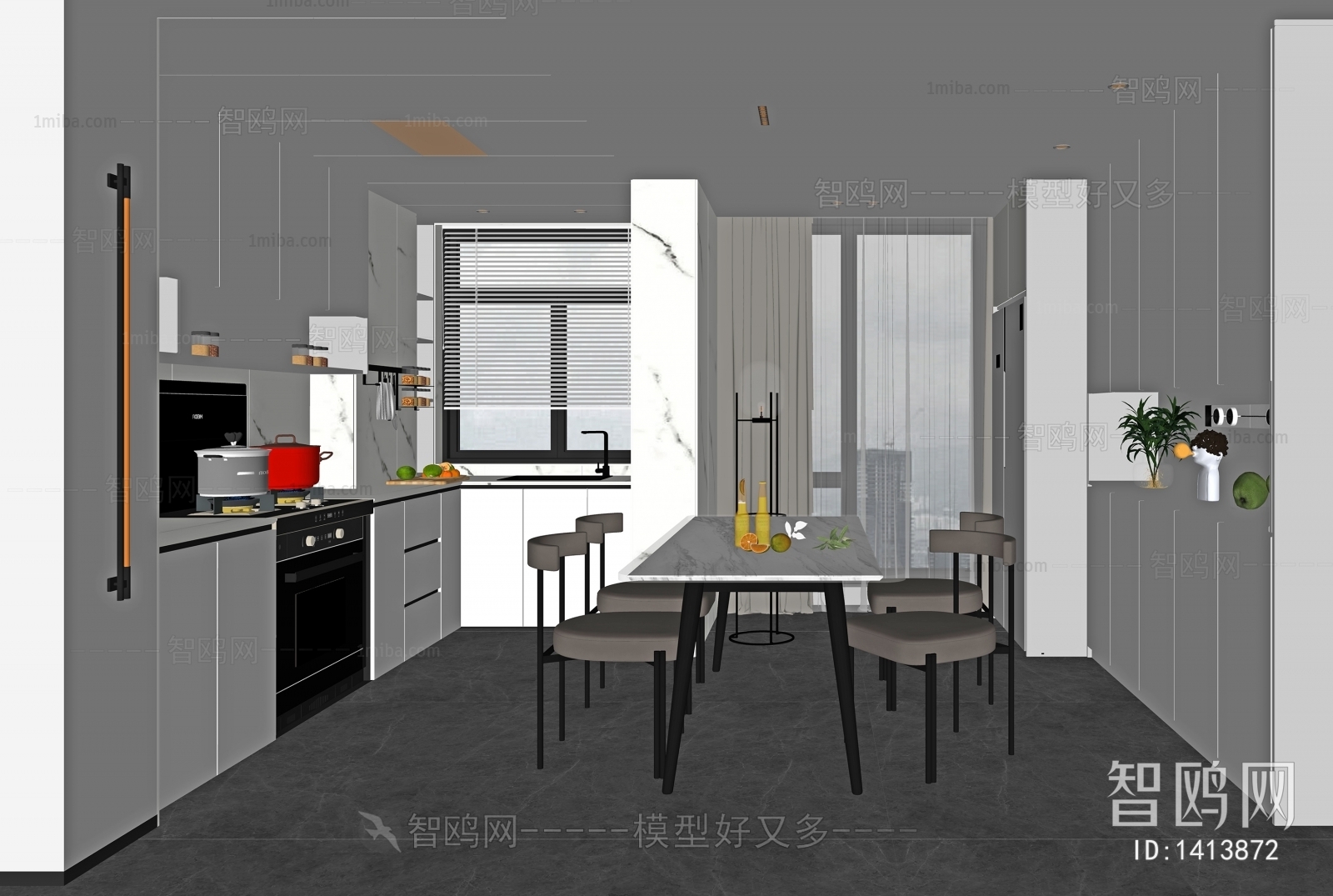 Modern The Kitchen