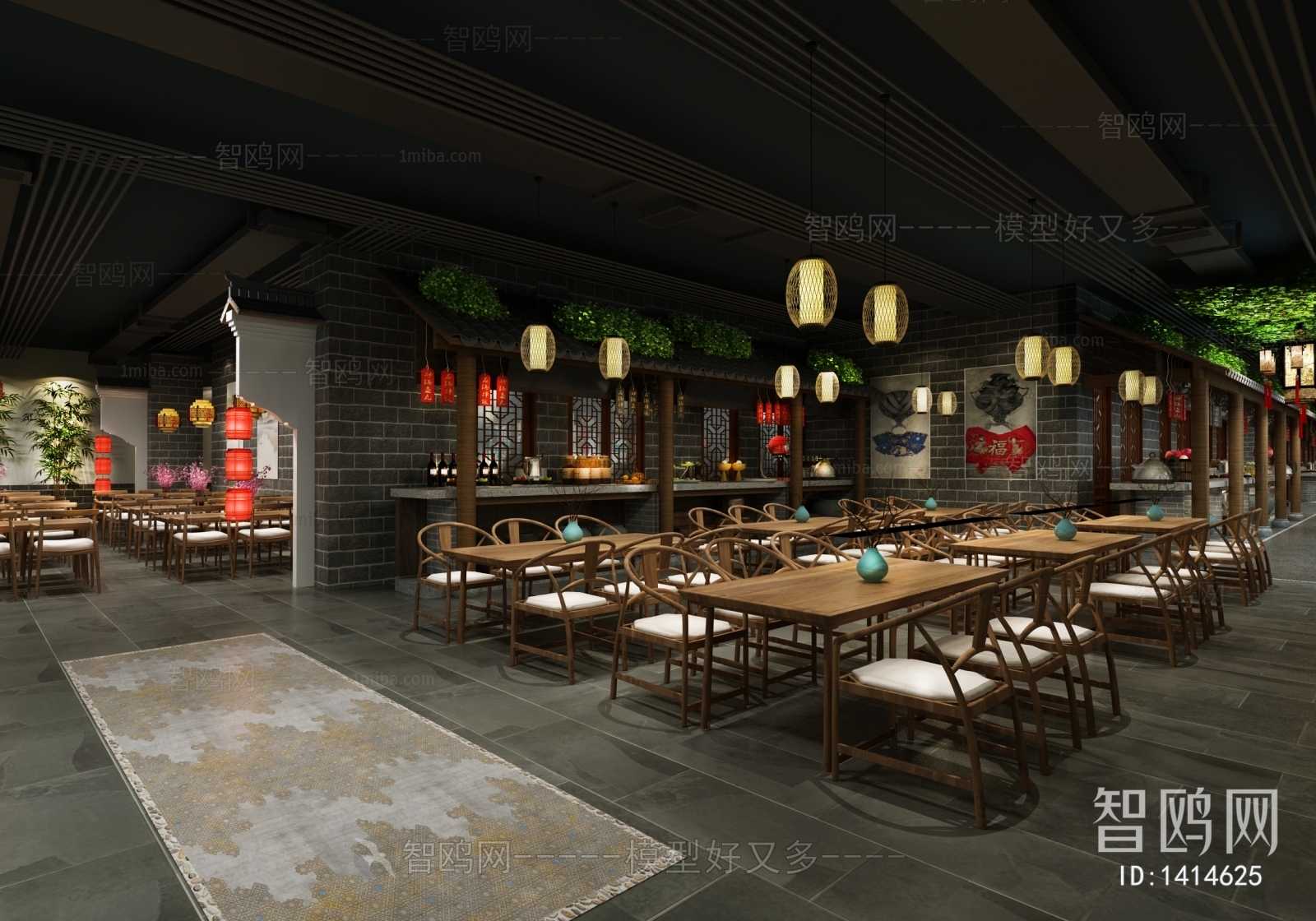 New Chinese Style Catering Space