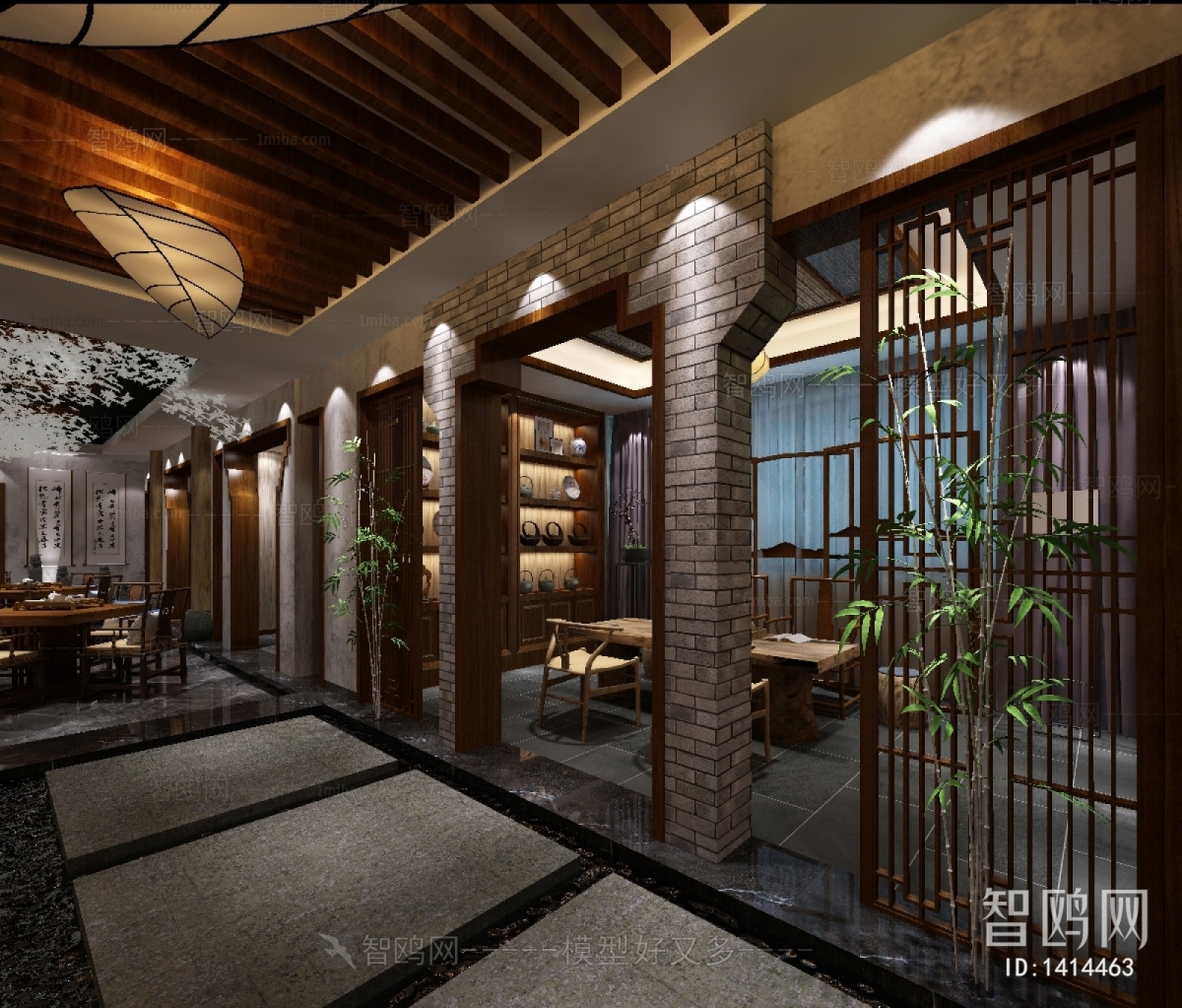 New Chinese Style Teahouse Tea House