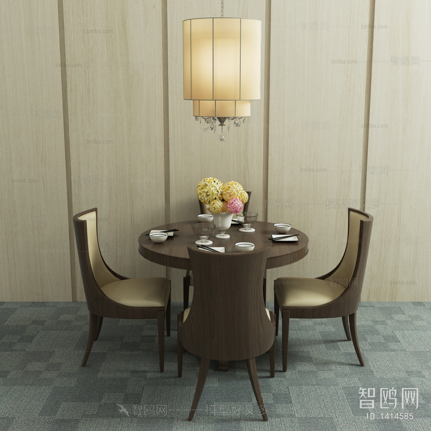 New Chinese Style Dining Table And Chairs