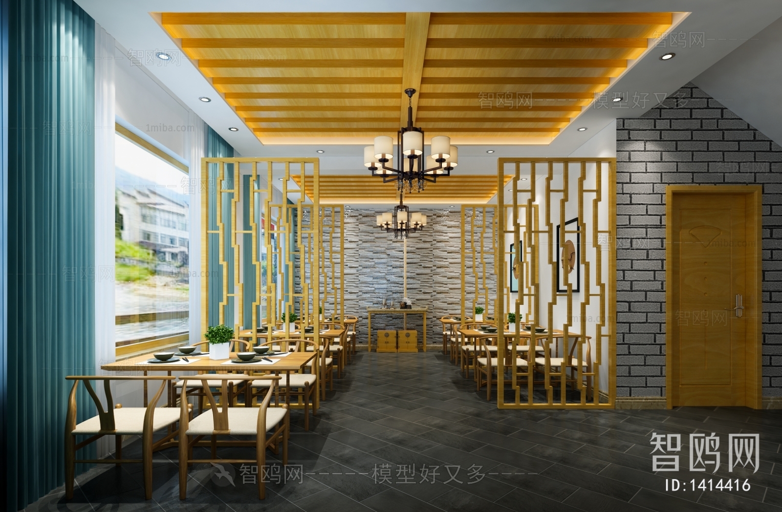 New Chinese Style Catering Space