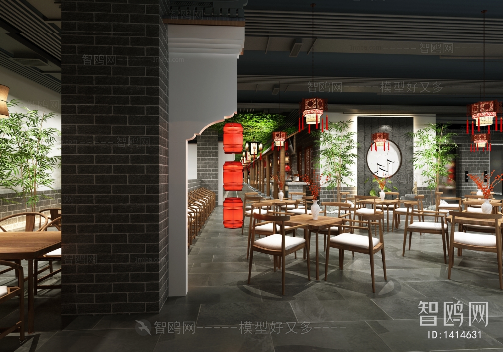 New Chinese Style Catering Space