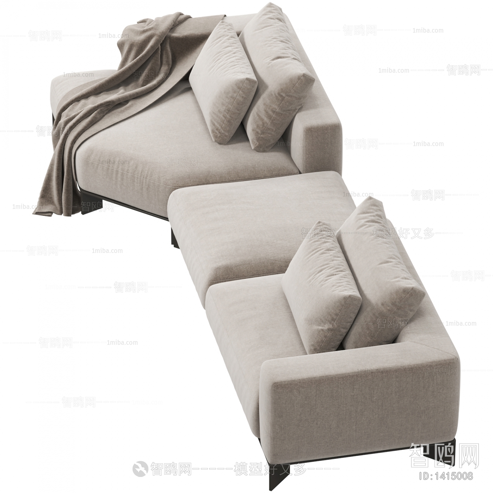 Modern Multi Person Sofa