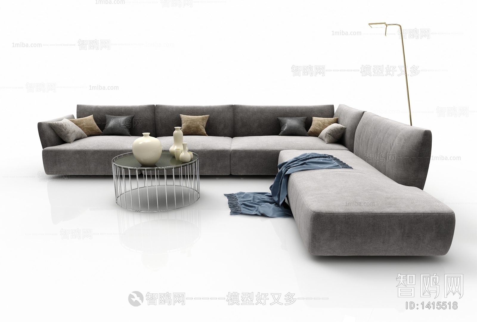 Modern Multi Person Sofa