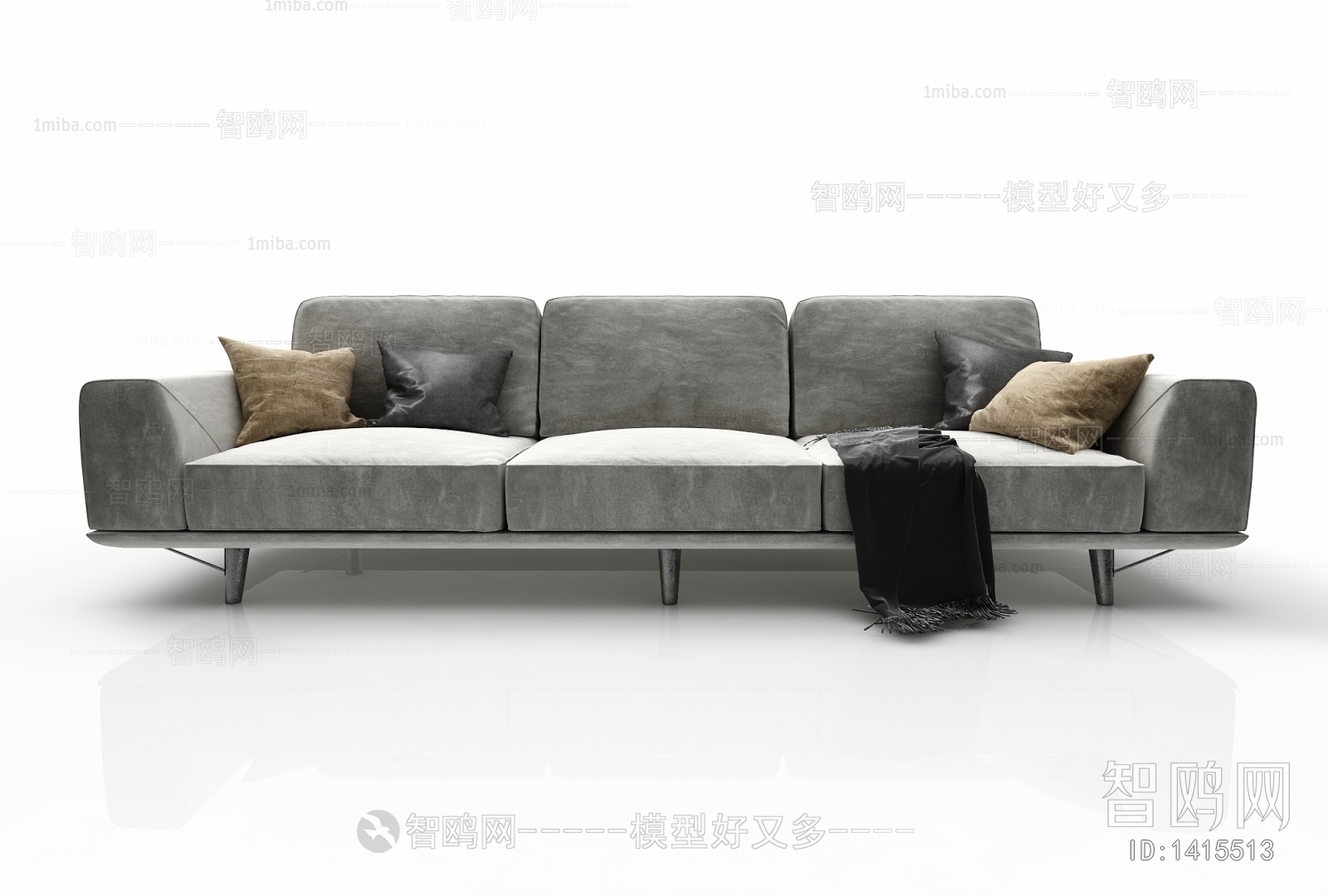 Modern Three-seat Sofa