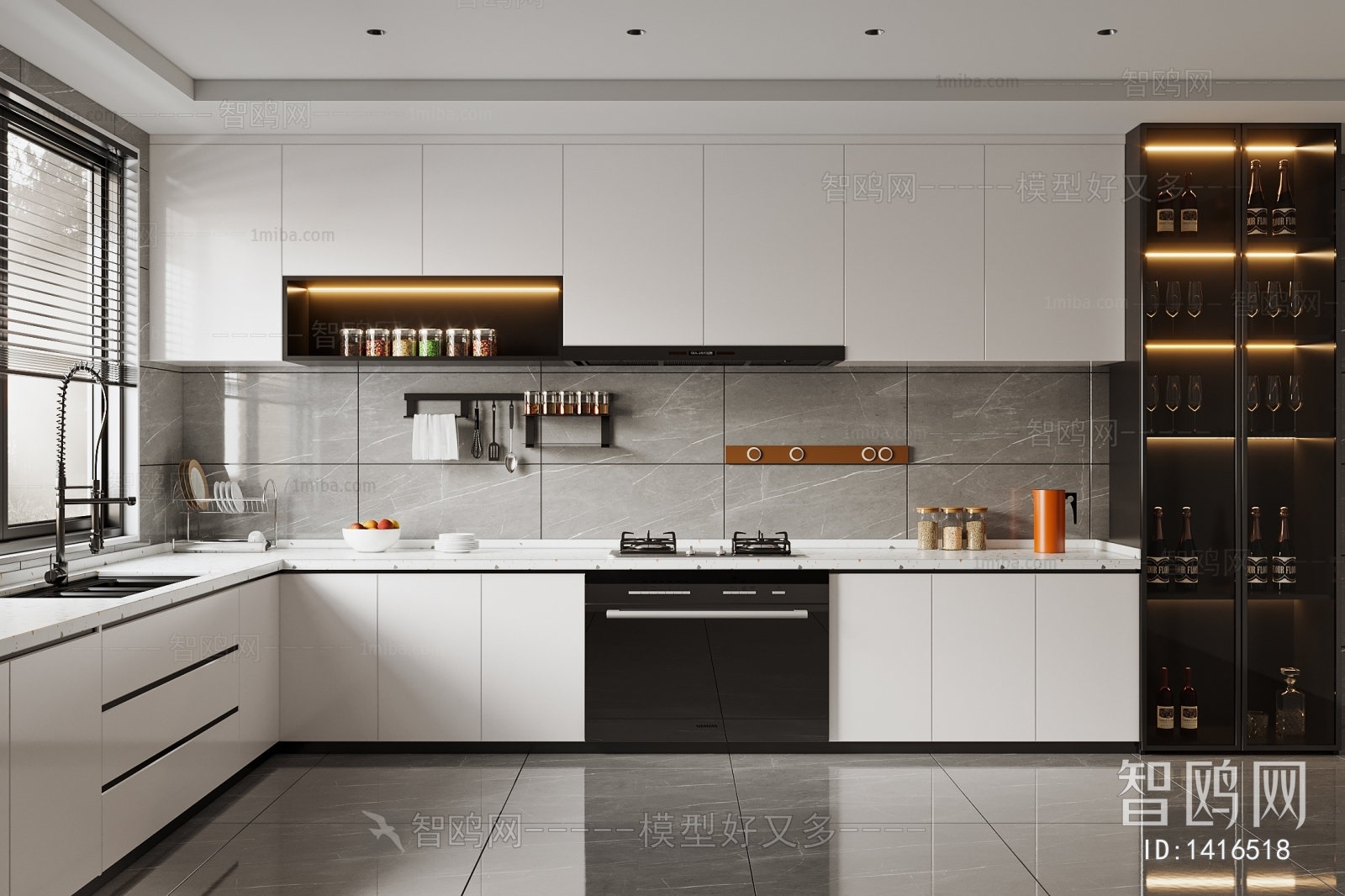 Modern The Kitchen