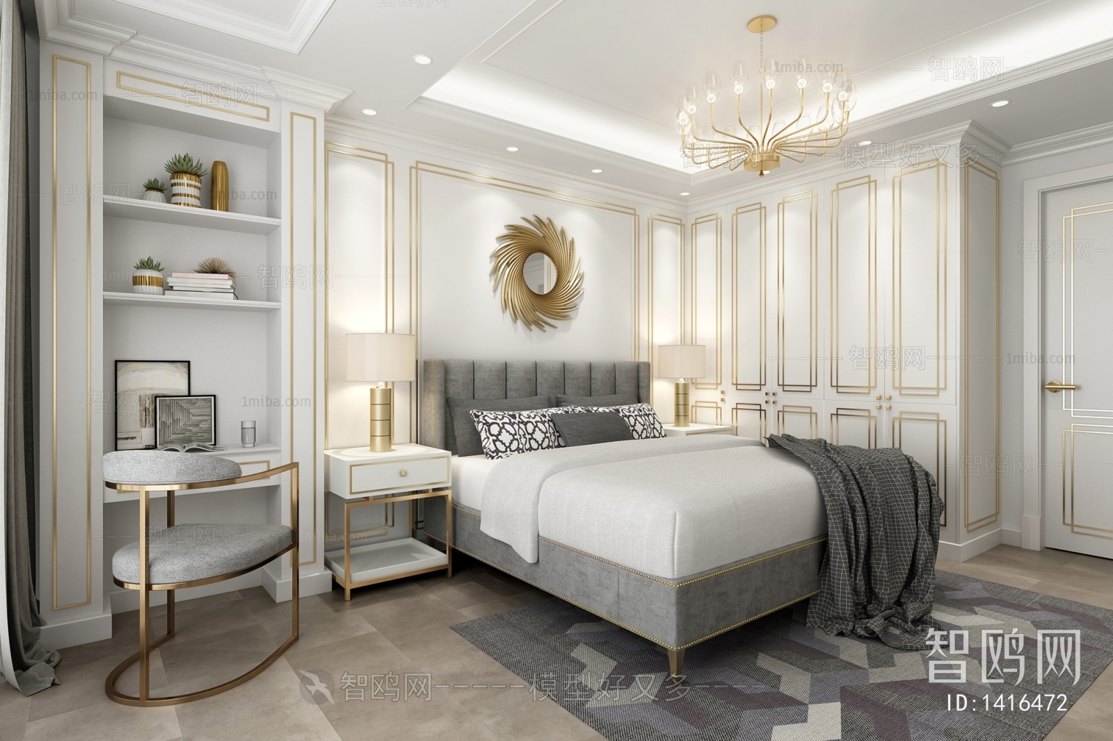 American Style Bedroom