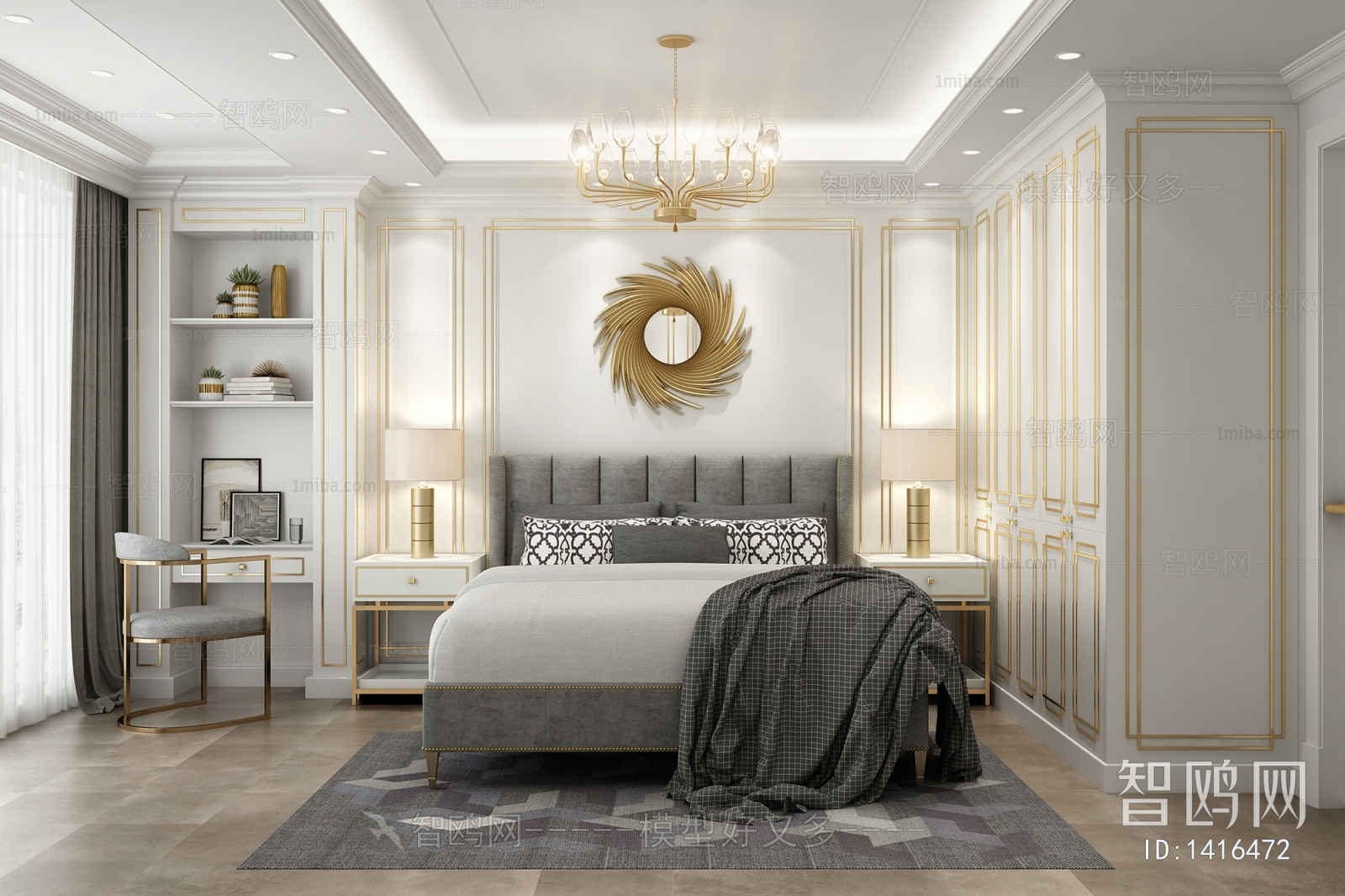 American Style Bedroom