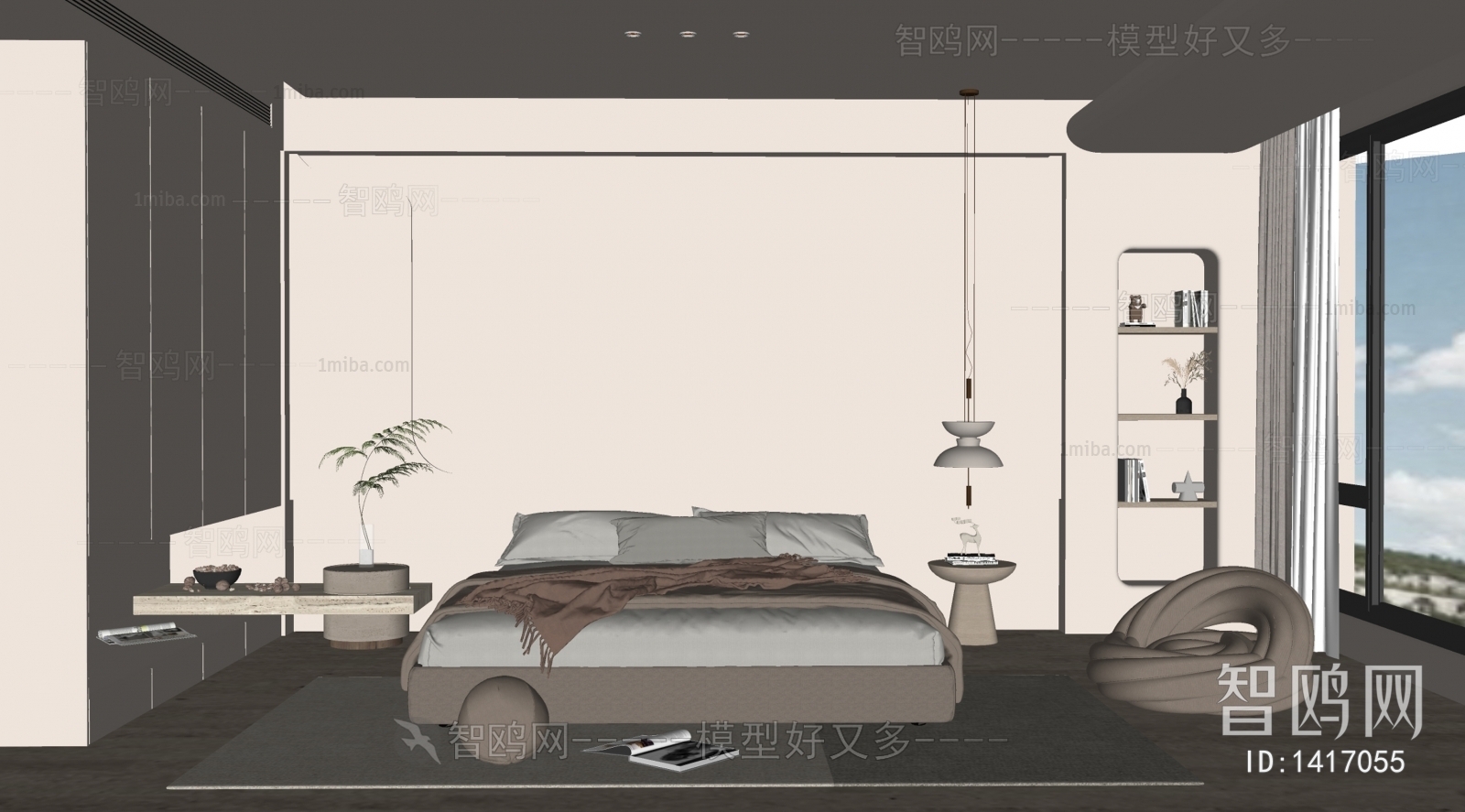 Wabi-sabi Style Bedroom