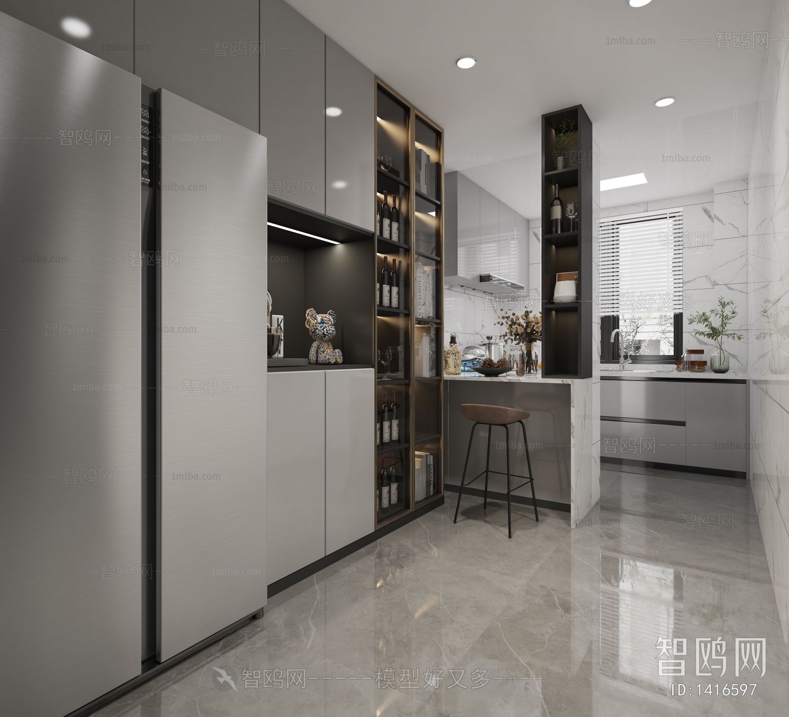 Modern The Kitchen