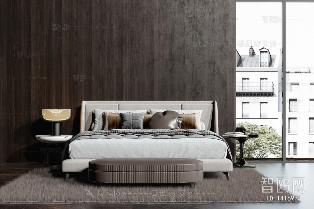 Modern Double Bed