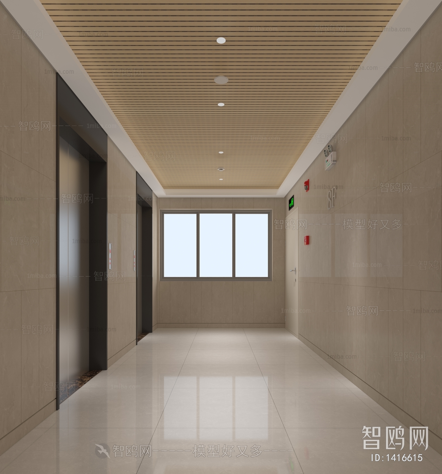 Modern Elevator Hall
