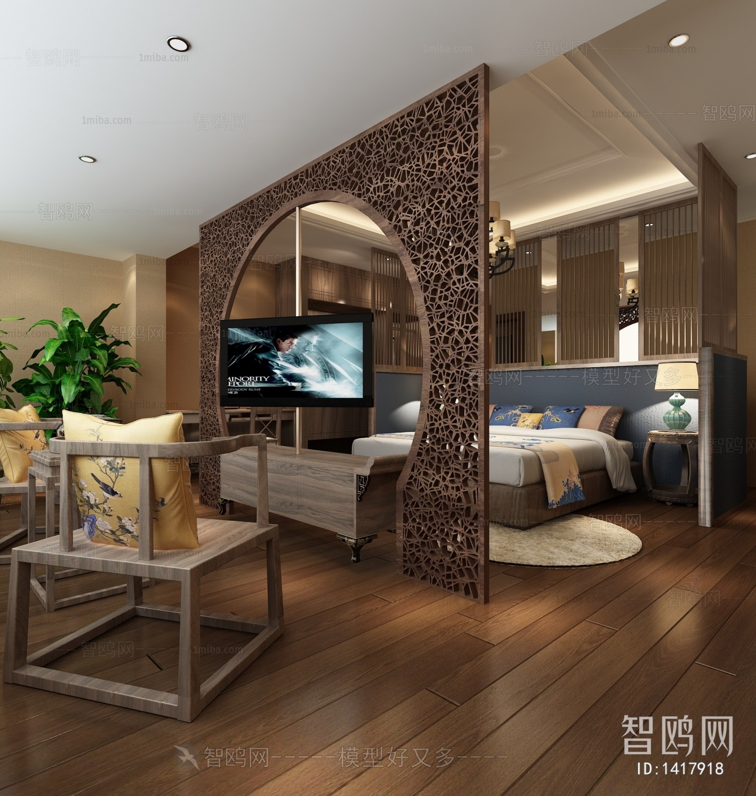 Chinese Style Bedroom