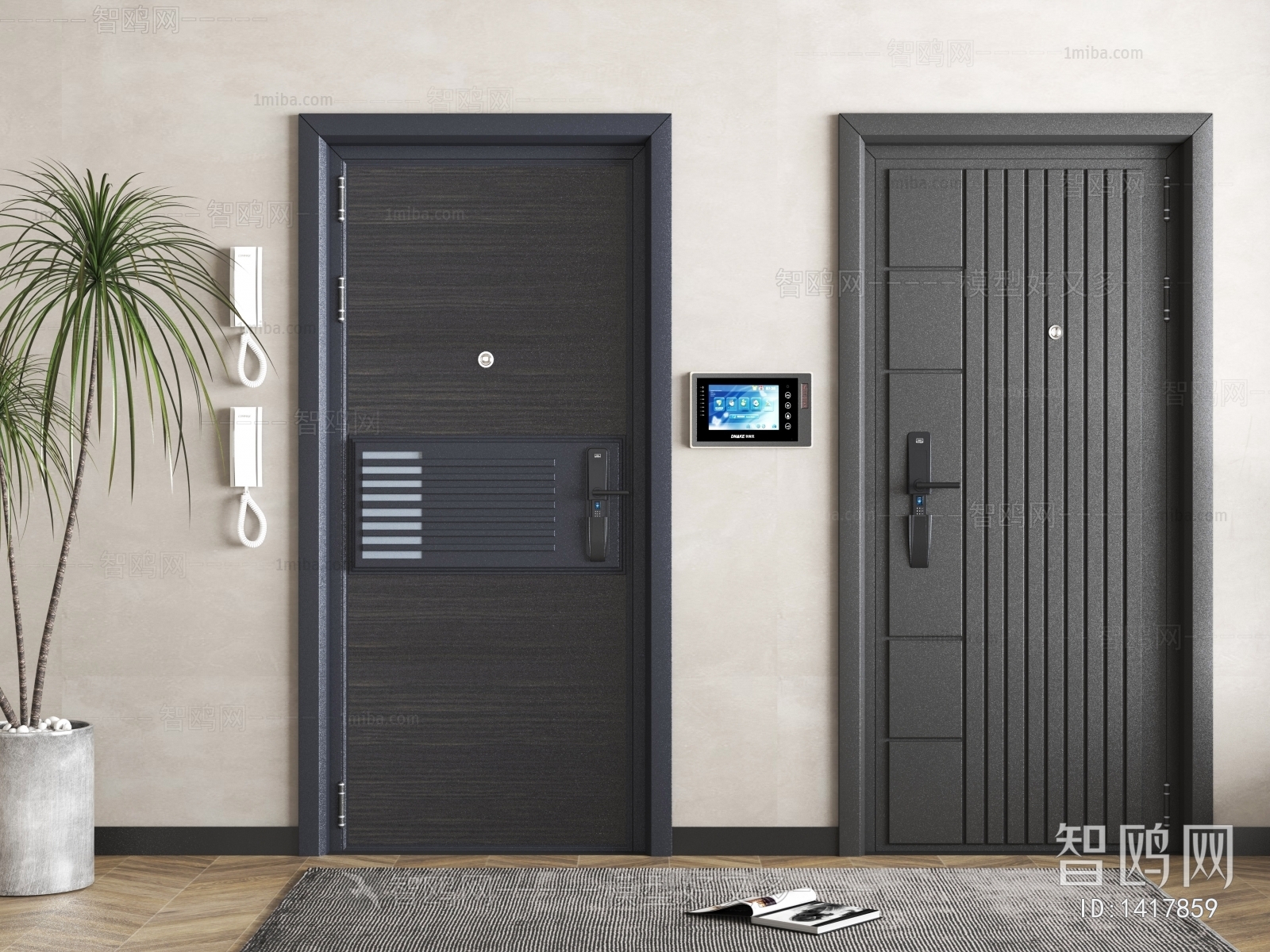 Modern Single Door