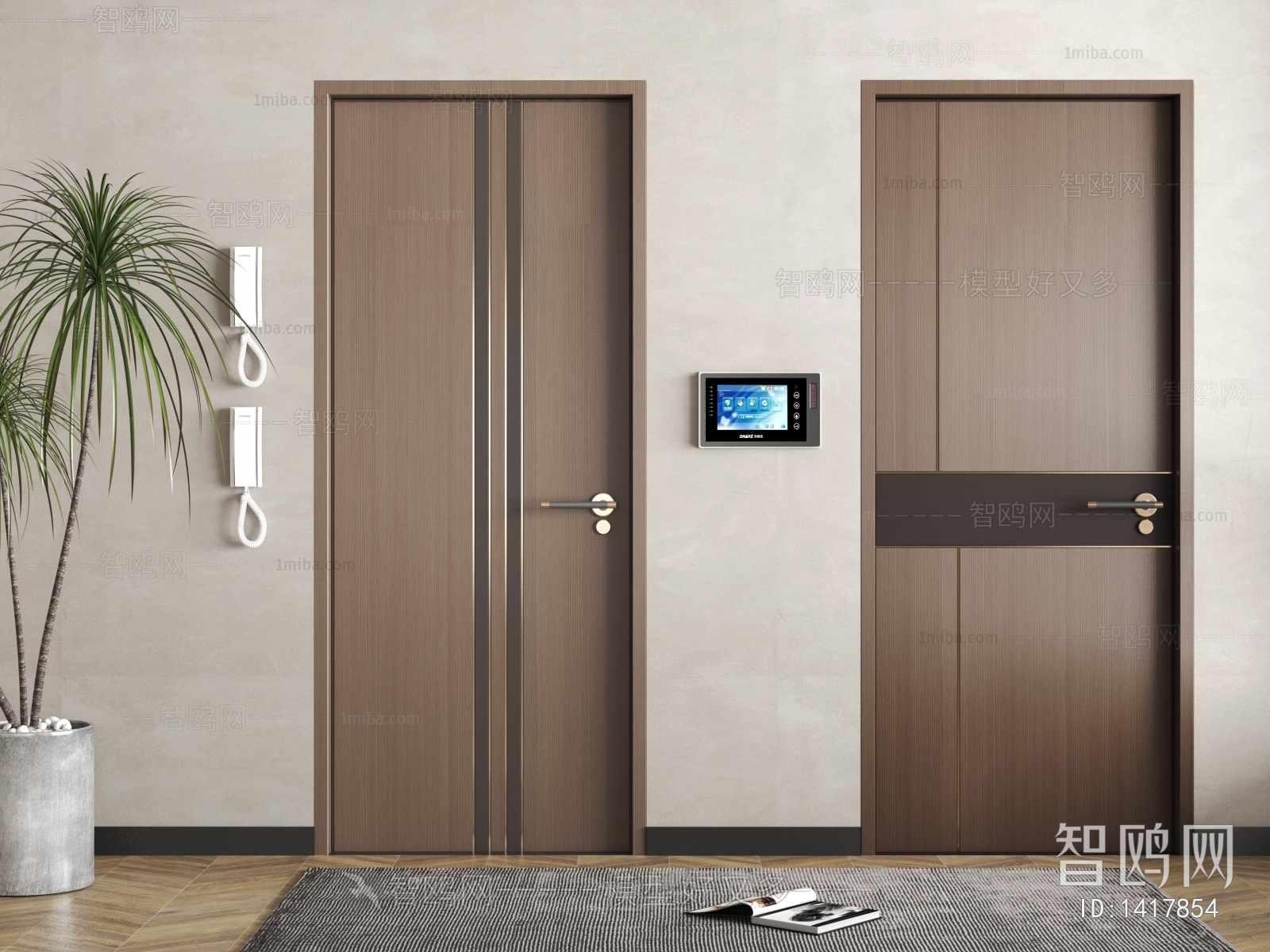 Modern Single Door