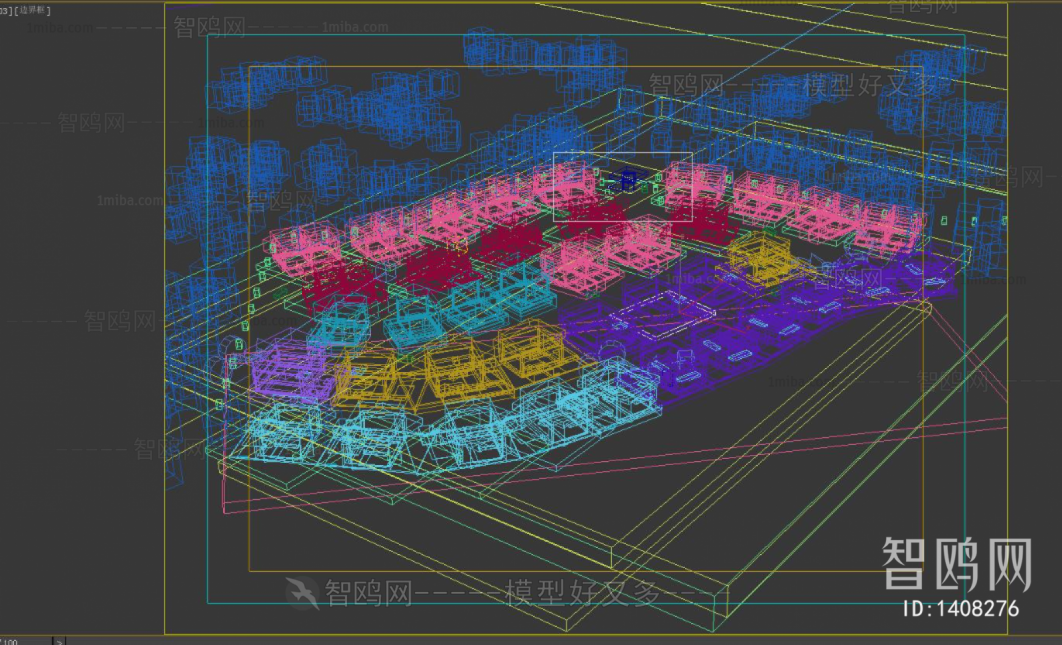 Modern Architectural Bird's-eye View Planning