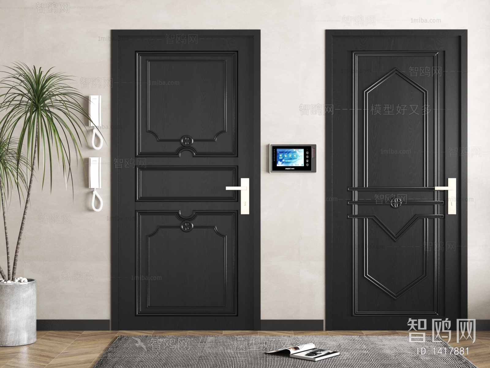 Modern Single Door