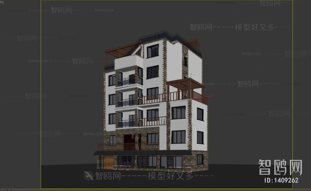 New Chinese Style Villa Appearance