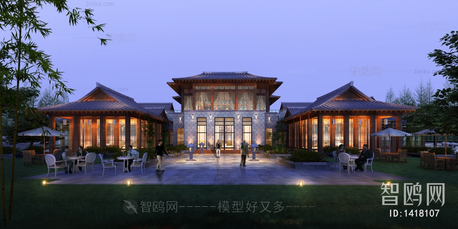 Chinese Style Villa Appearance