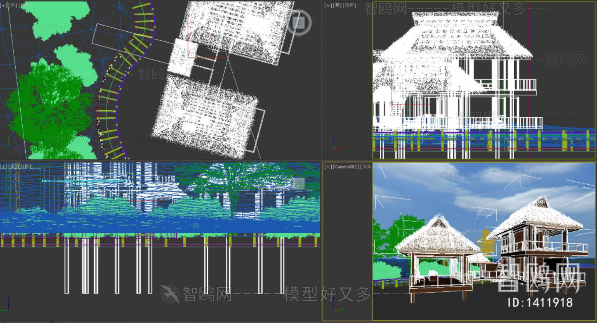 New Chinese Style Building Appearance