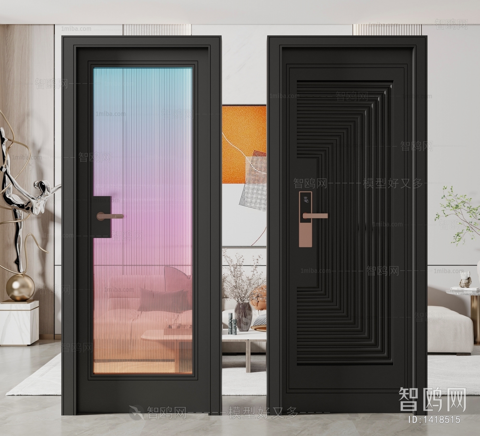 Modern Single Door