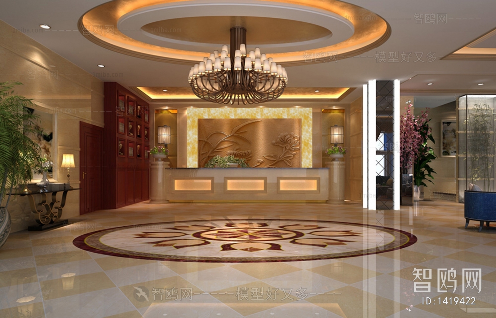 New Chinese Style Lobby Hall