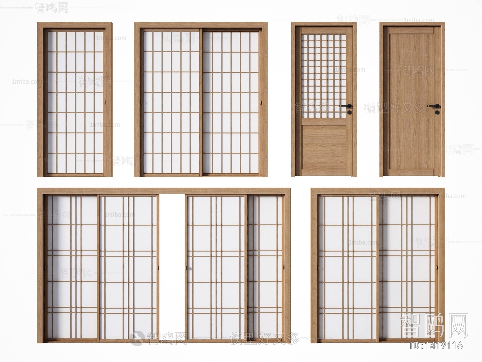 Japanese Style Single Door