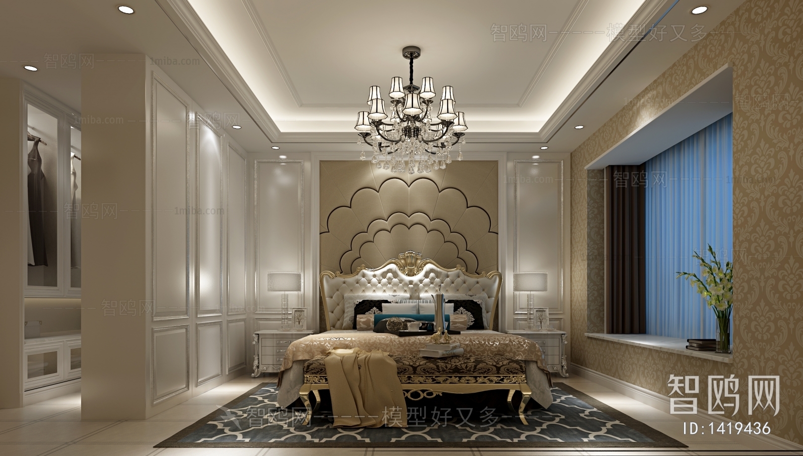 European Style Bedroom