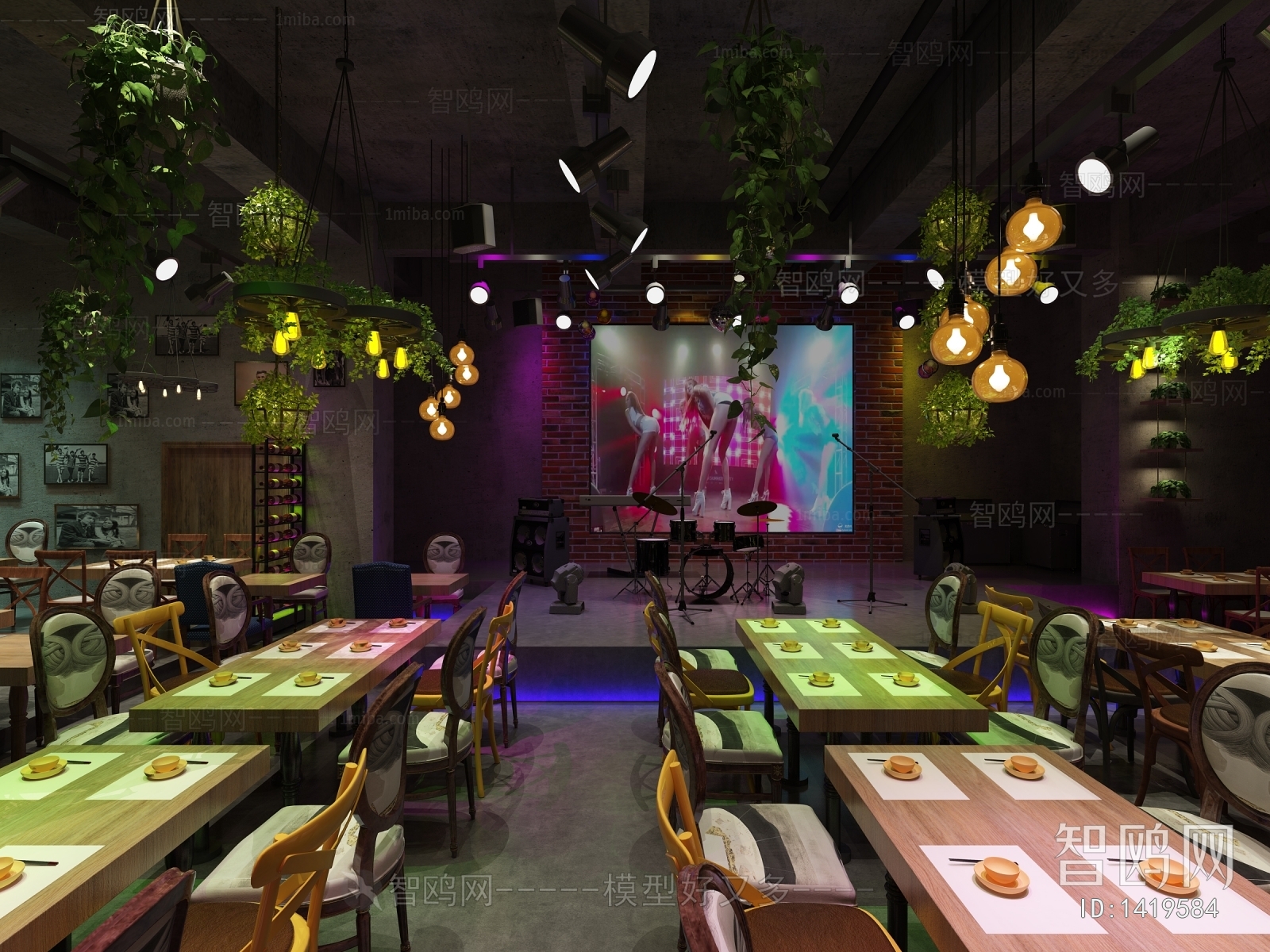 郑州音乐餐厅装修设计、专业音乐餐厅设计|空间|家装设计|郑州餐饮装修公司_原创作品-站酷ZCOOL
