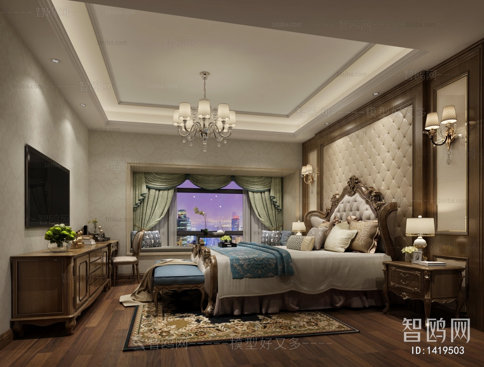 European Style Bedroom