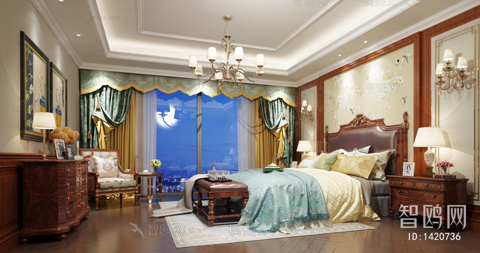 European Style Bedroom