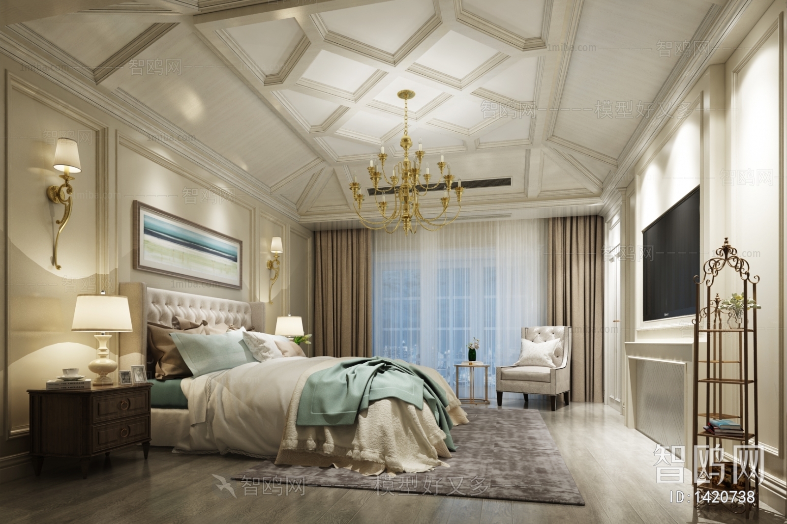 European Style Bedroom