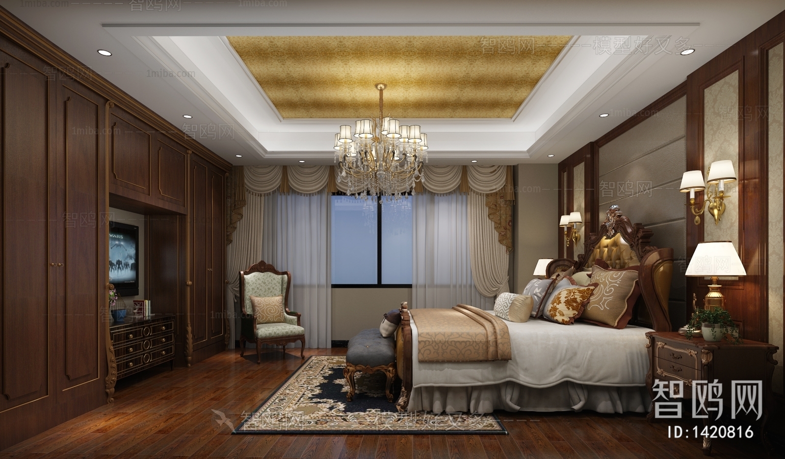 European Style Bedroom