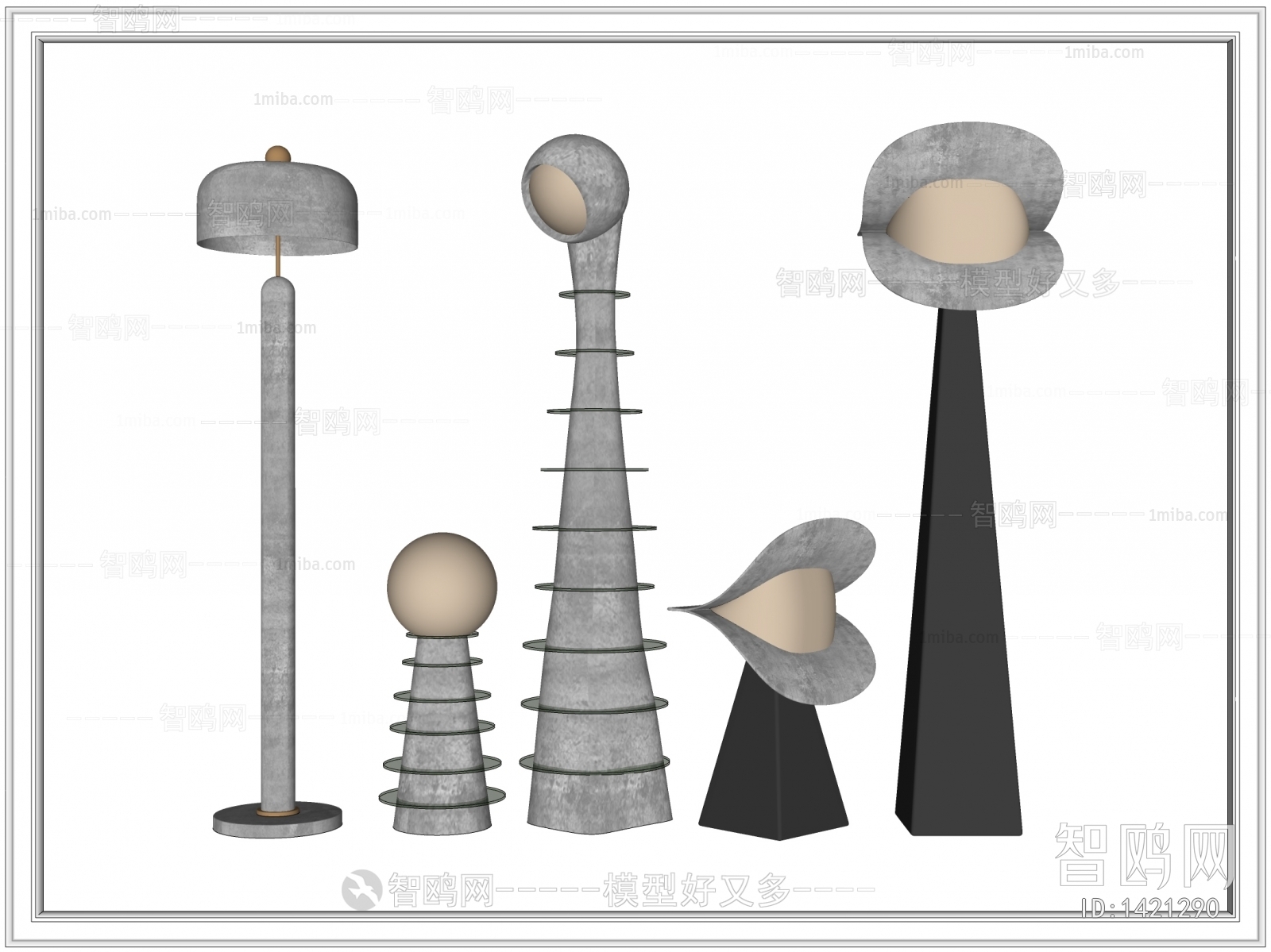 Nordic Style Wabi-sabi Style Floor Lamp