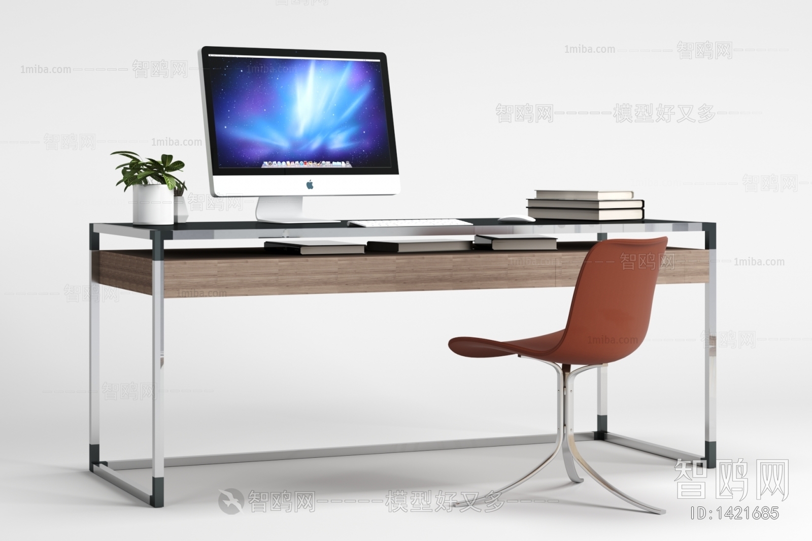 Industrial Style Computer Desk And Chair