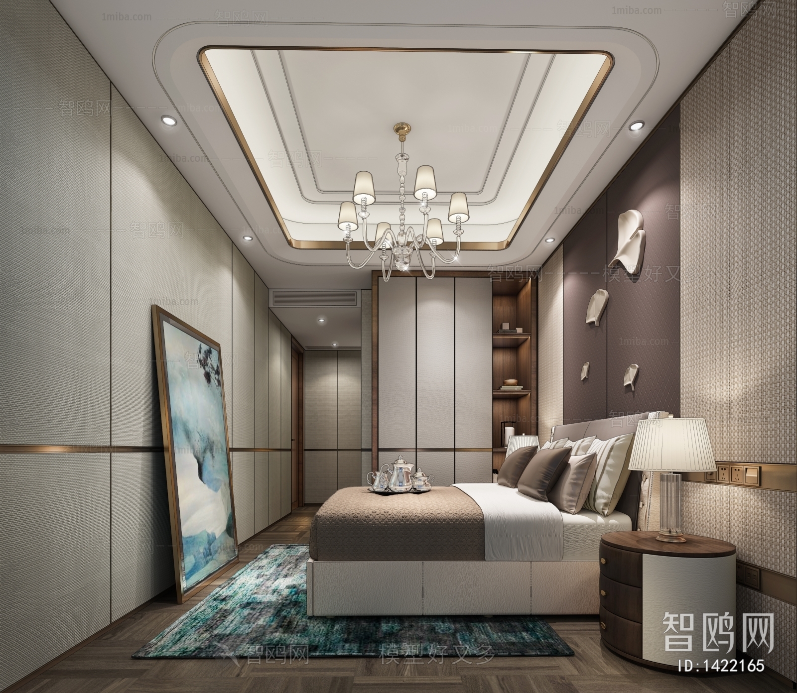 New Chinese Style Bedroom