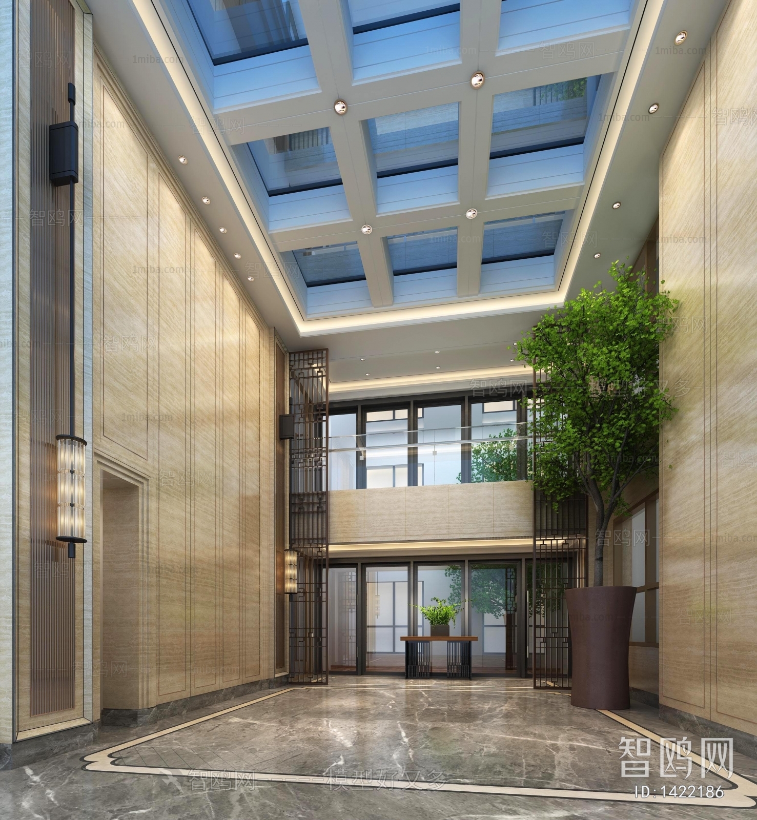 New Chinese Style Lobby Hall