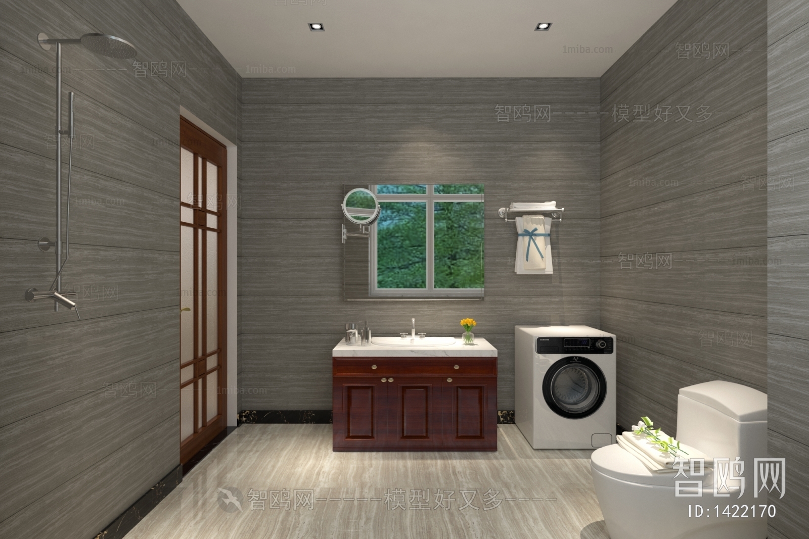 New Chinese Style Bedroom