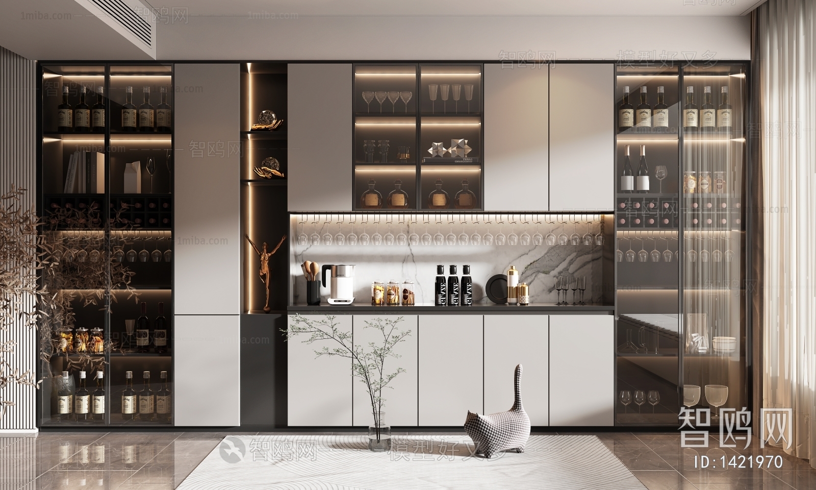 Modern Wine Cabinet