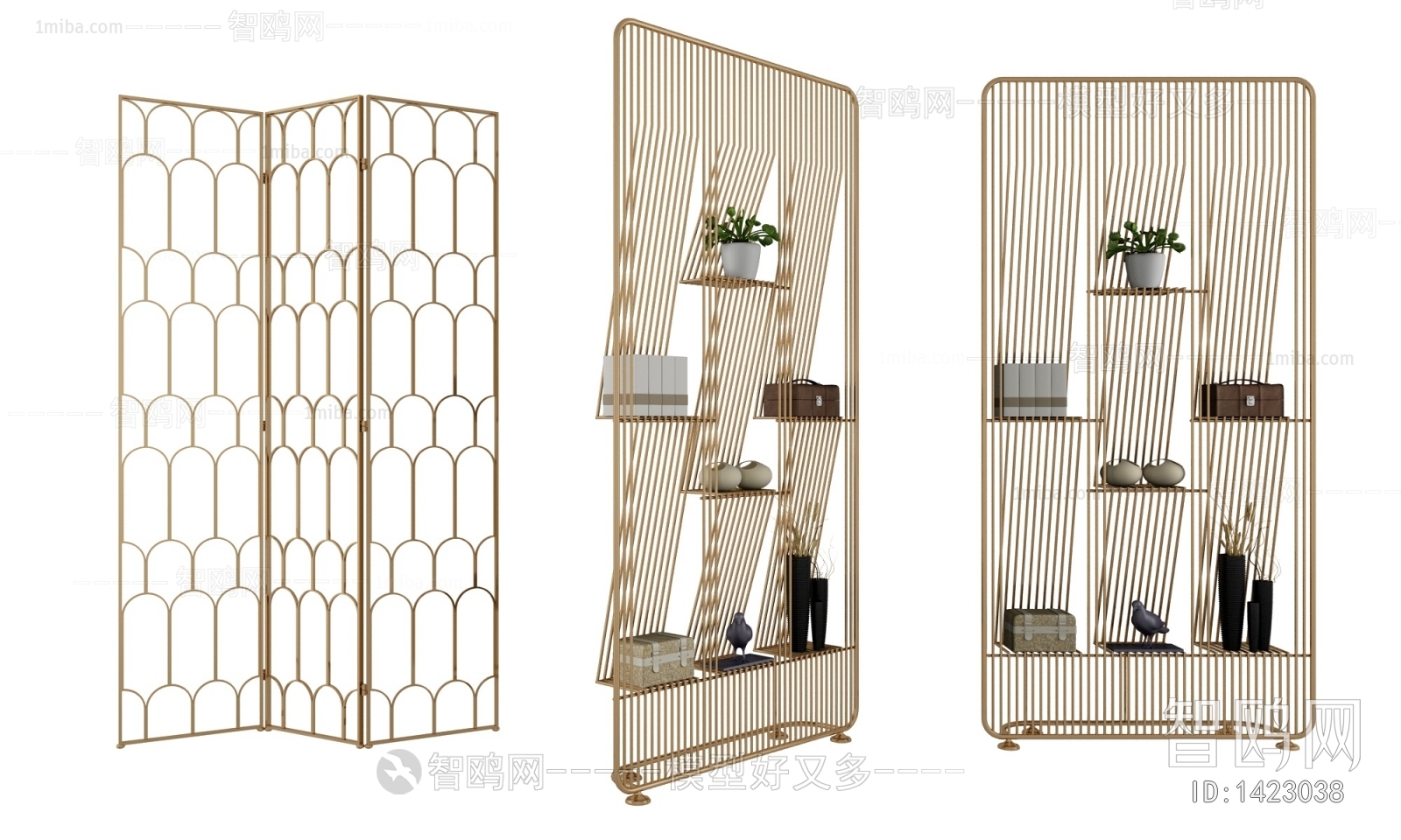 Modern Metal Screen Partition