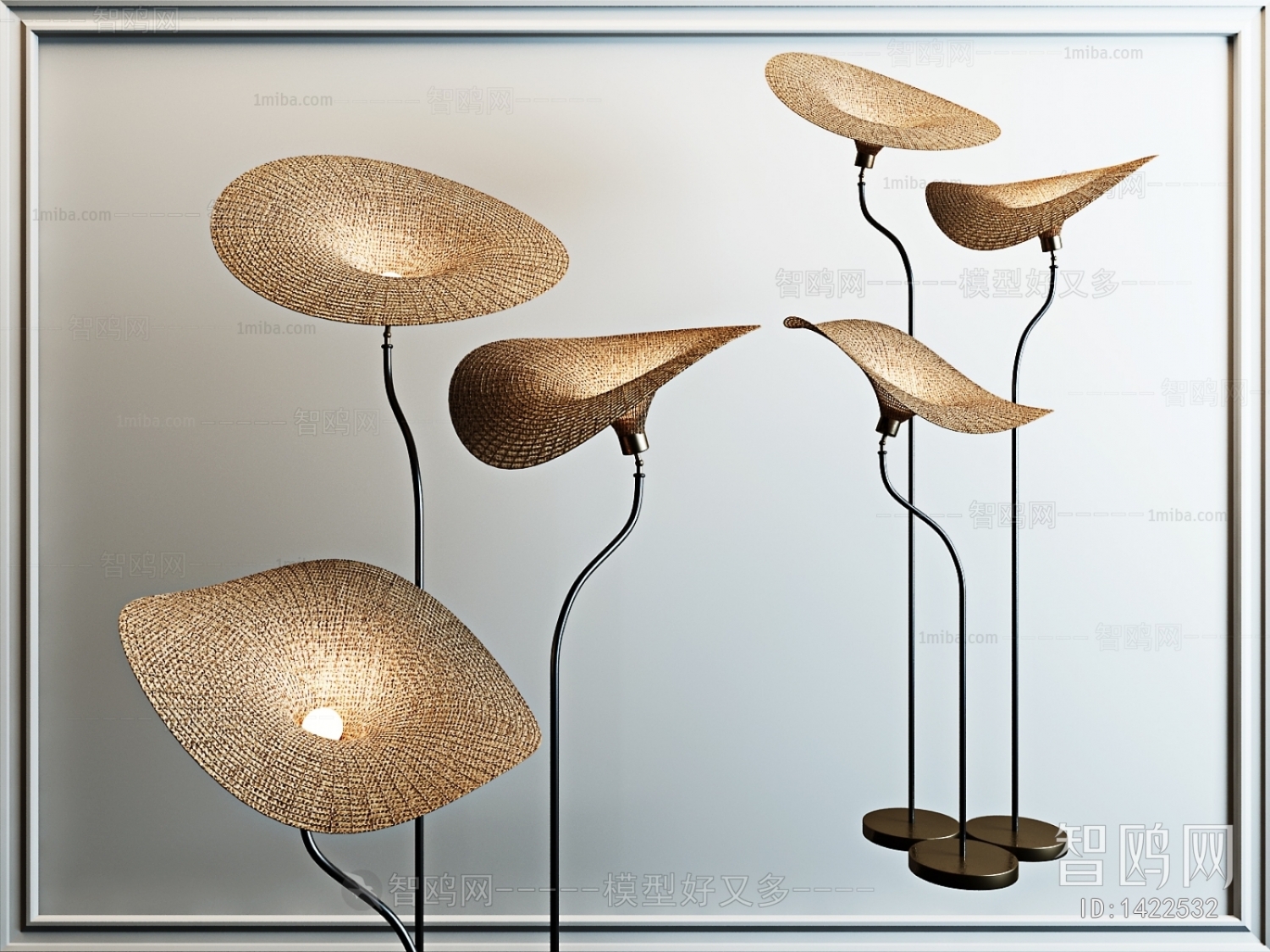 New Chinese Style Floor Lamp