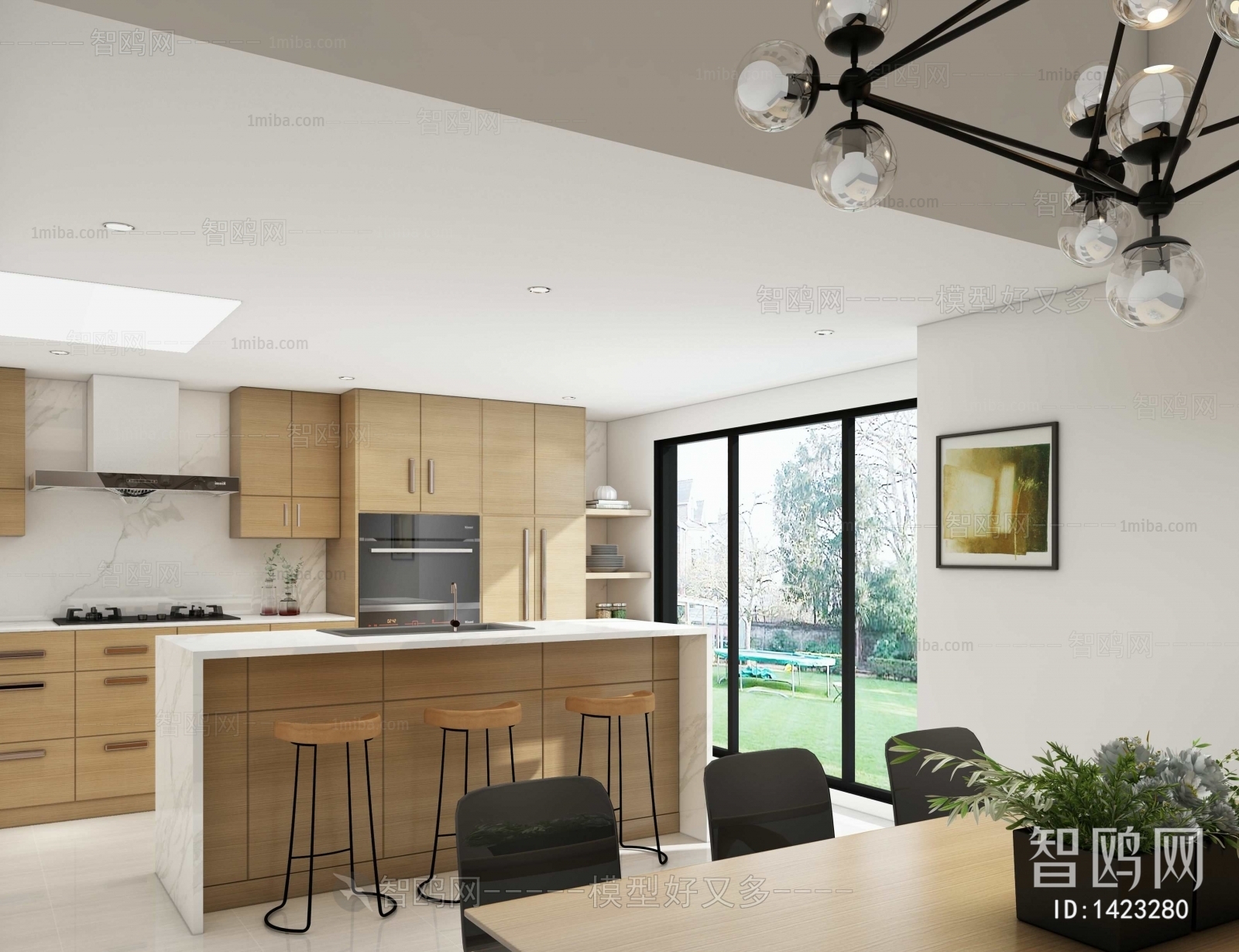 Modern Open Kitchen