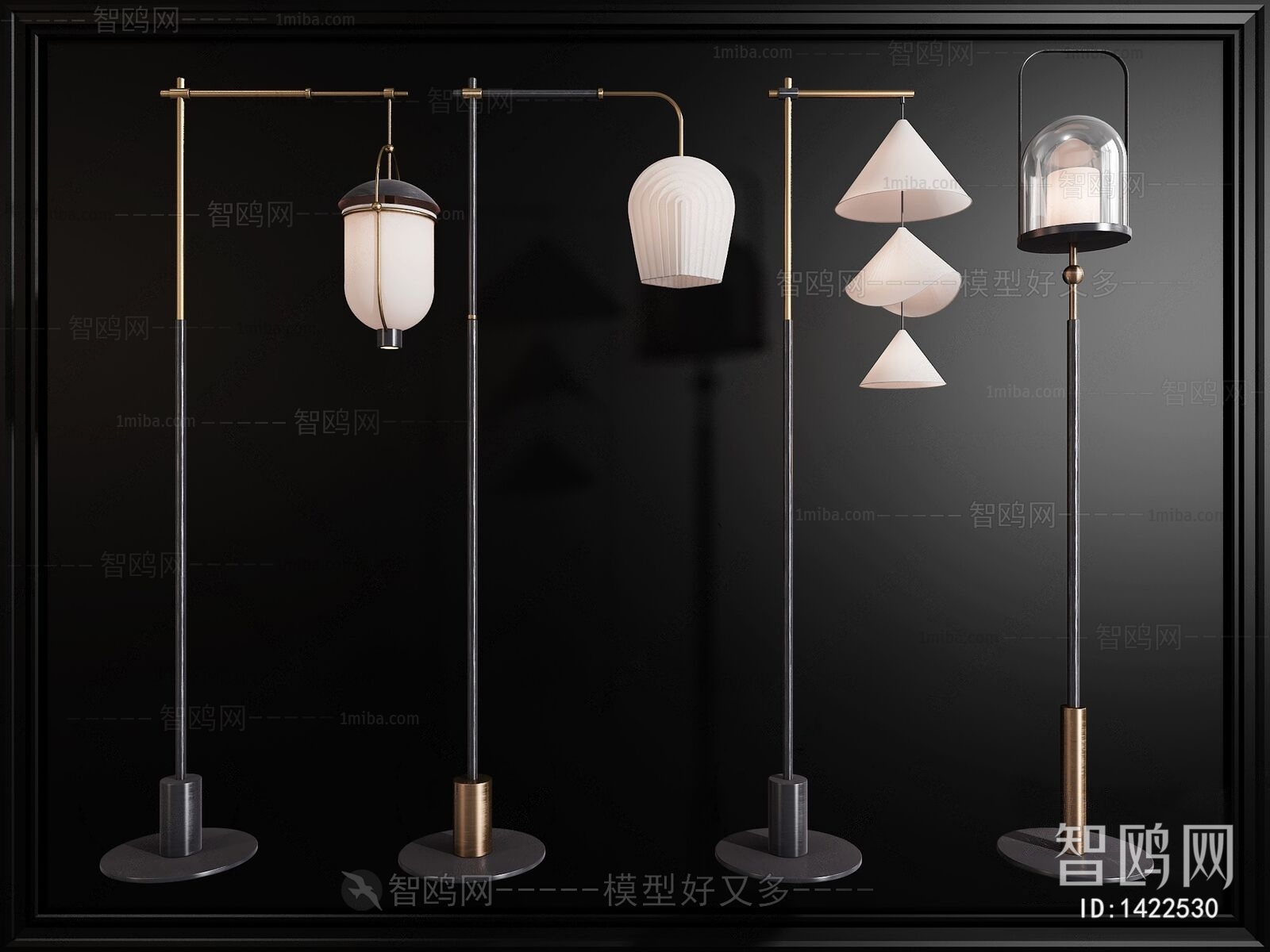 New Chinese Style Floor Lamp