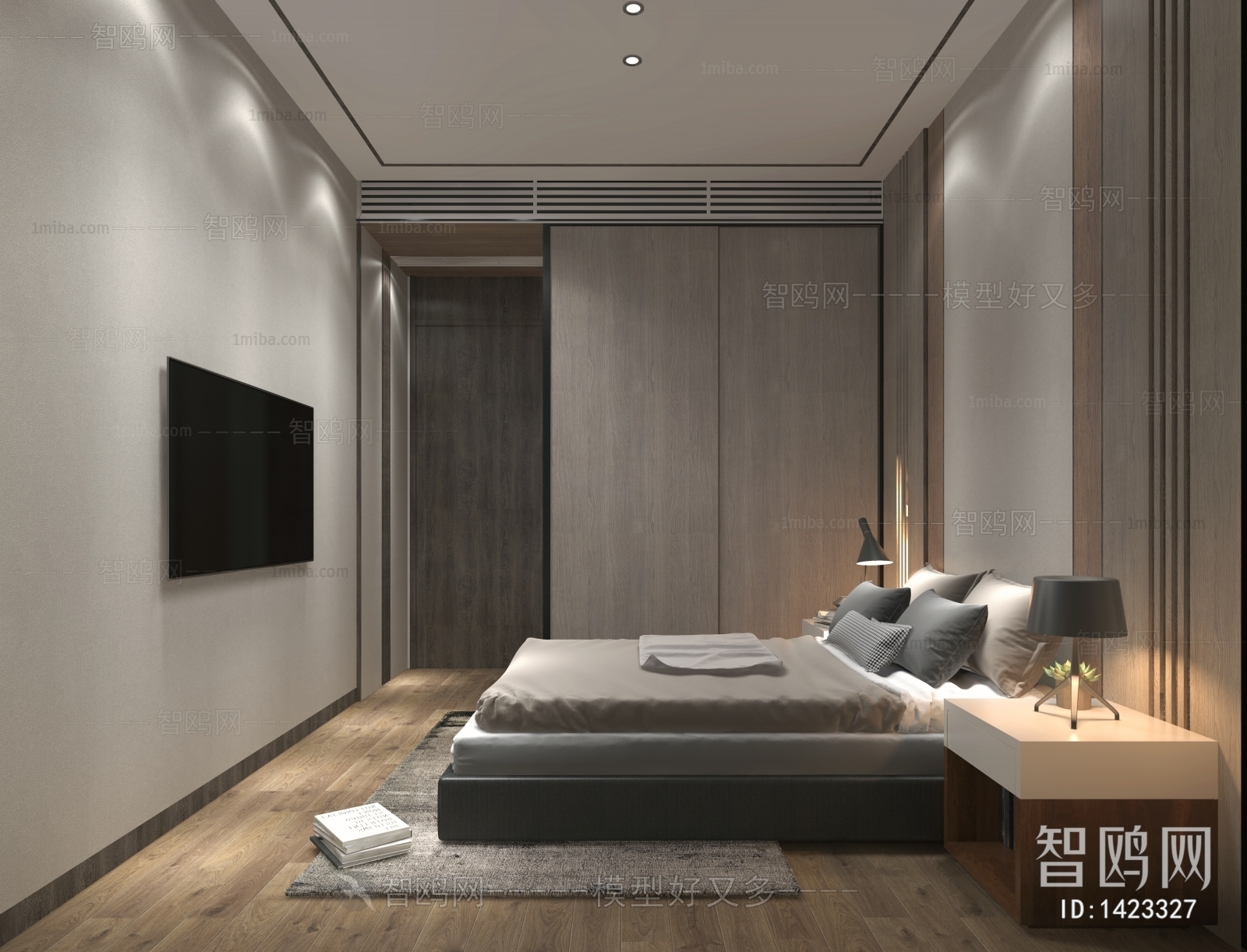 New Chinese Style Bedroom