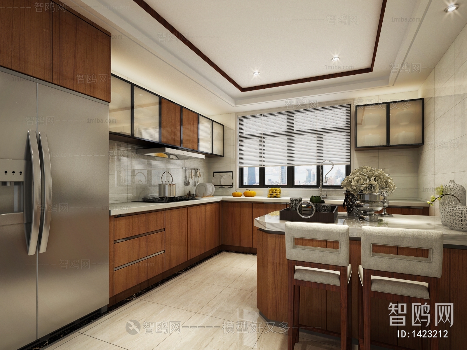 New Chinese Style Open Kitchen