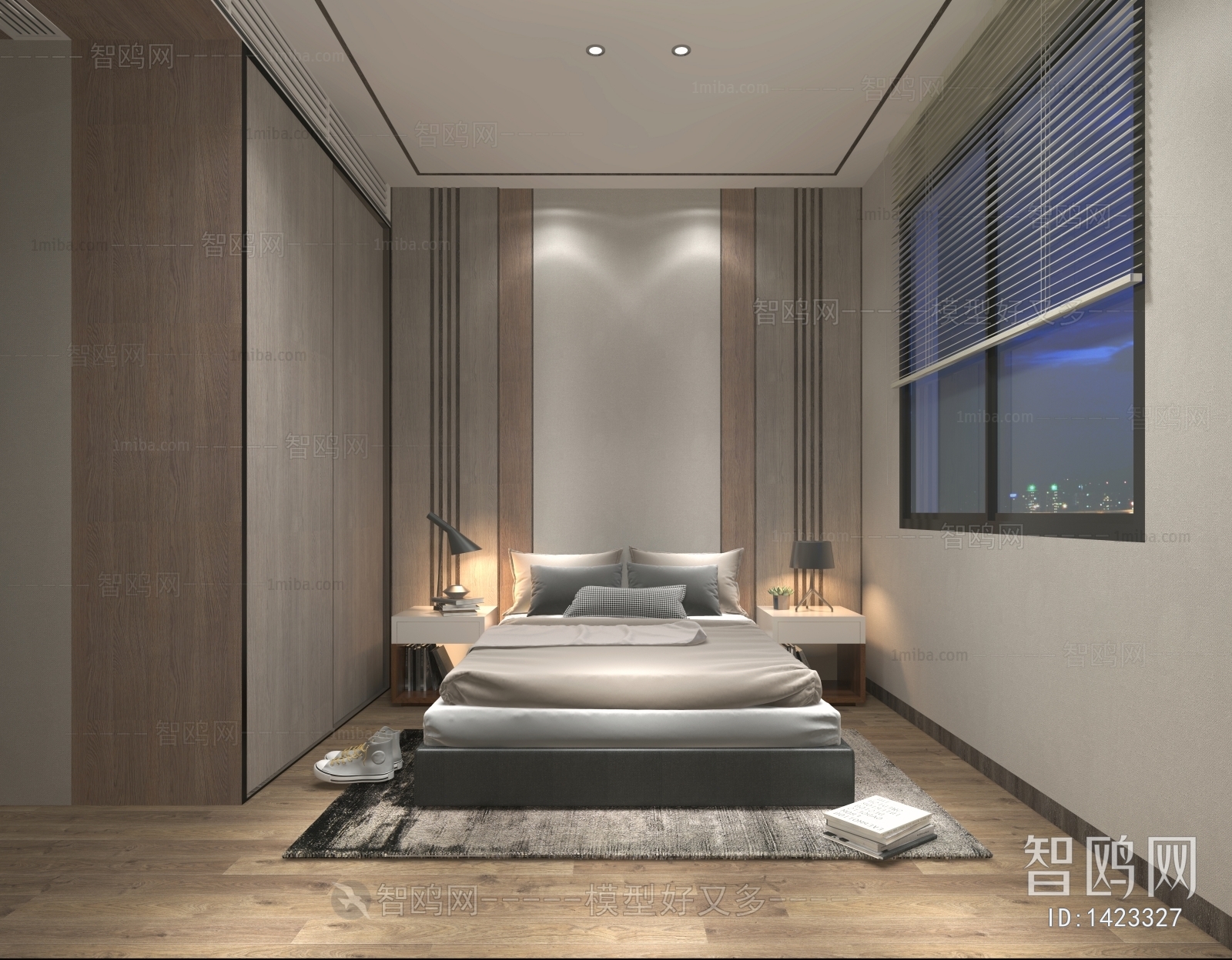 New Chinese Style Bedroom