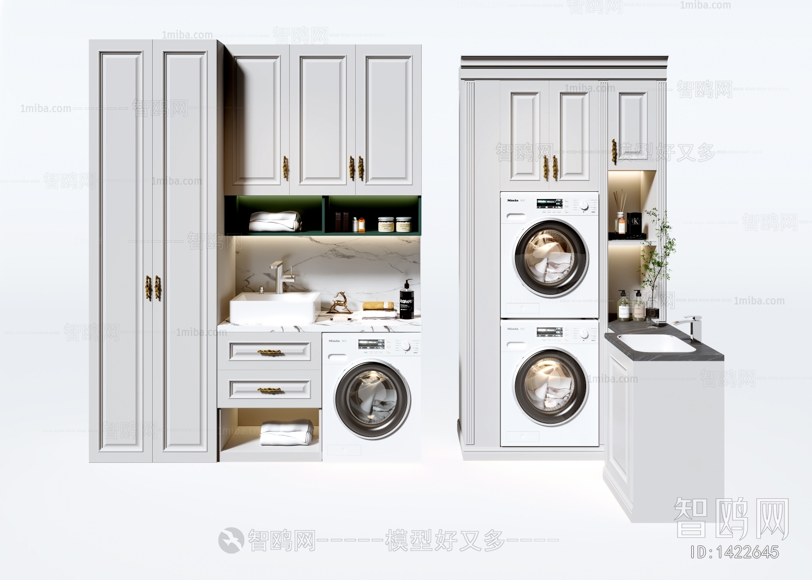 Modern Laundry Cabinet