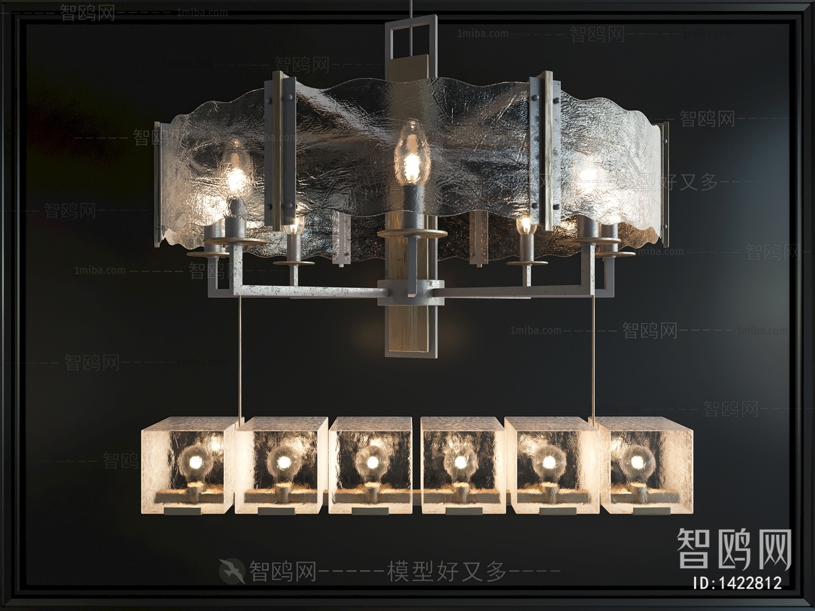 Industrial Style New Chinese Style Droplight